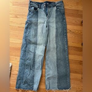 GAP Women's Two-Tone Flare Jeans